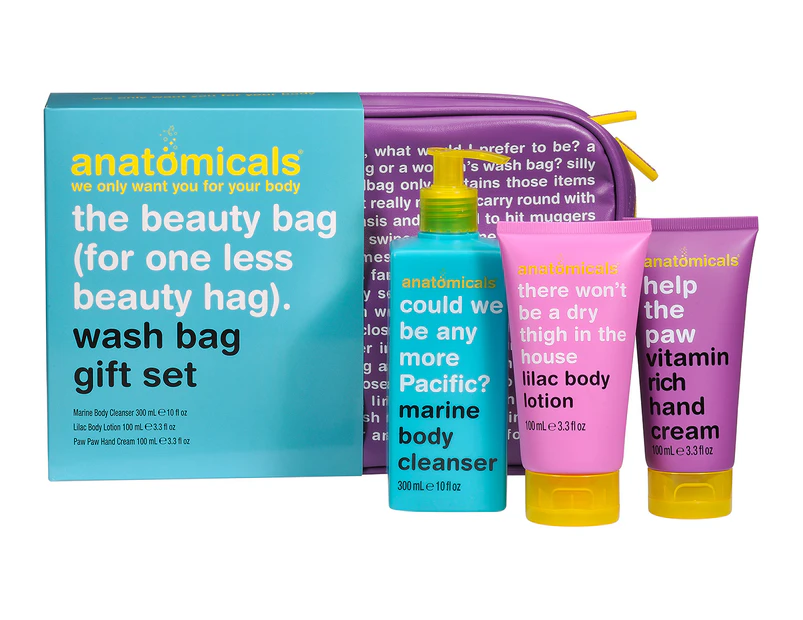 Anatomicals The Beauty Bag 3-Piece Gift Set