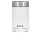 Oasis Insulated 450mL Food Flask - White