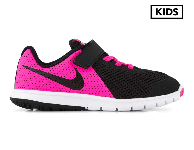 Nike Pre-School Kids' Flex Experience 5 PSV Shoe - Pink Blast/Black/White