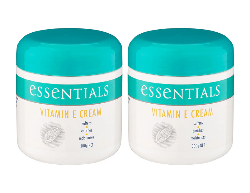 2 x Essentials Vitamin E Cream 300g
