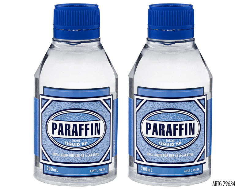 2 x Faulding Liquid Paraffin 200mL