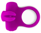 Ohhh Bunny Frisky Bunny Vibrating Ring - Purple