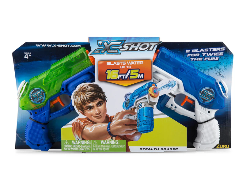 Zuru X-Shot Stealth Soaker Water Gun Twin Pack