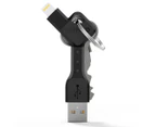 Nomad Key Portable Smartphone Lightning Cable For Apple - Black