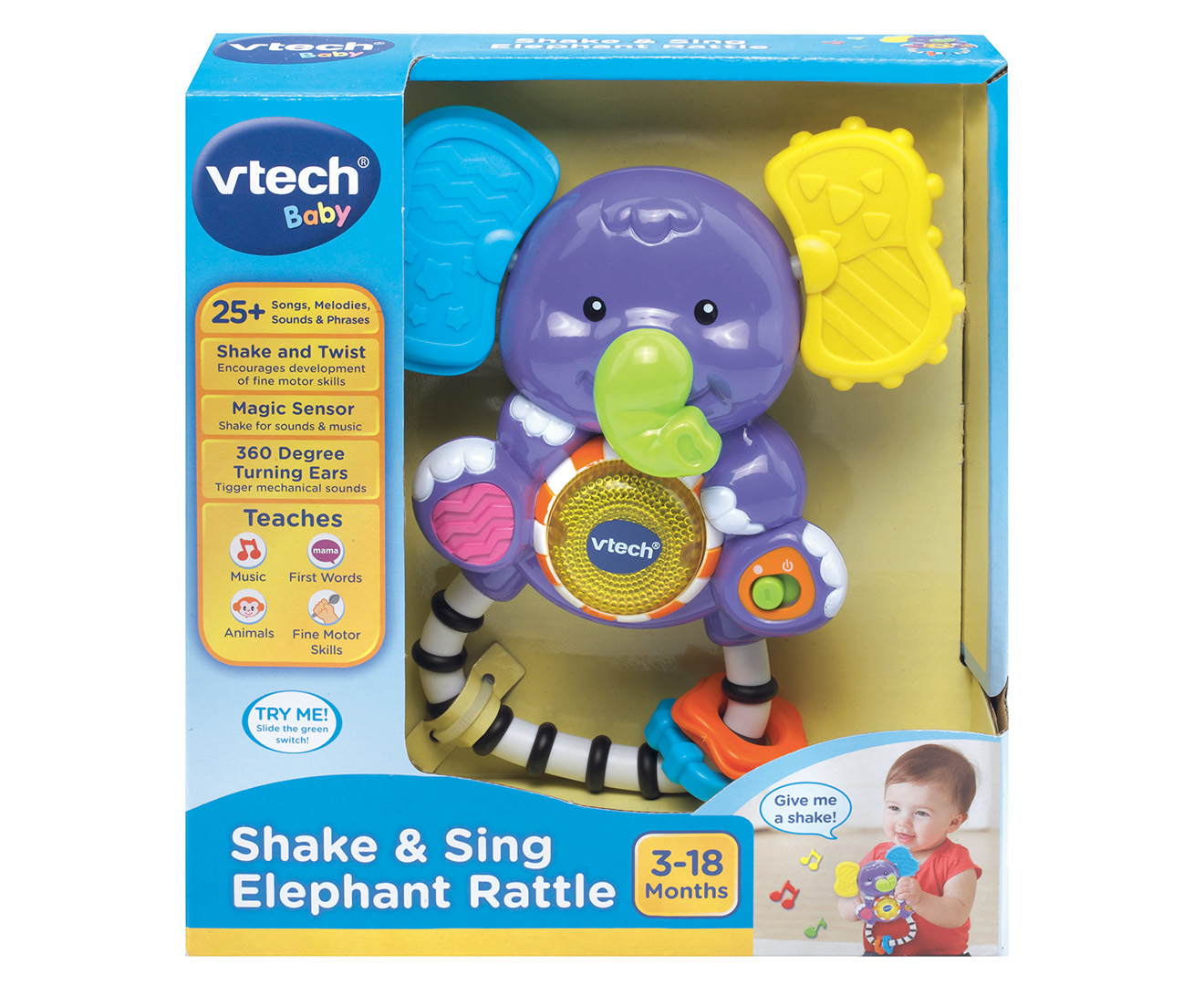 vtech elephant rattle