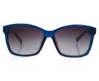 Calvin Klein Women's White Label Butterfly Sunglasses - Blue