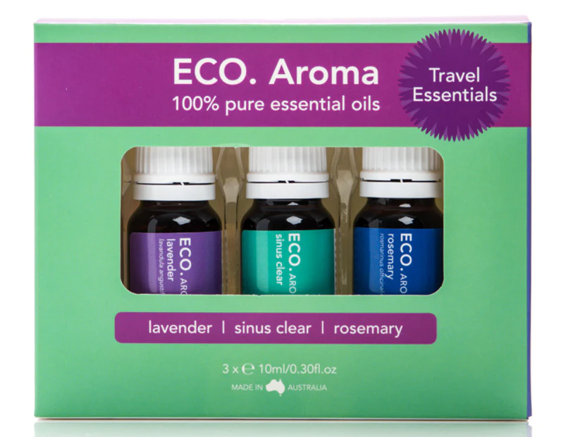 ECO. Aroma Trio Travel Essential Oils Value Gift Box