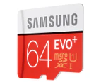 Samsung EVO Plus 64GB microSD Card w/ SD Adapter