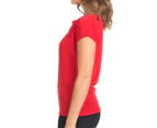 Stylecorp Women's Cowl Neck Top - Red
