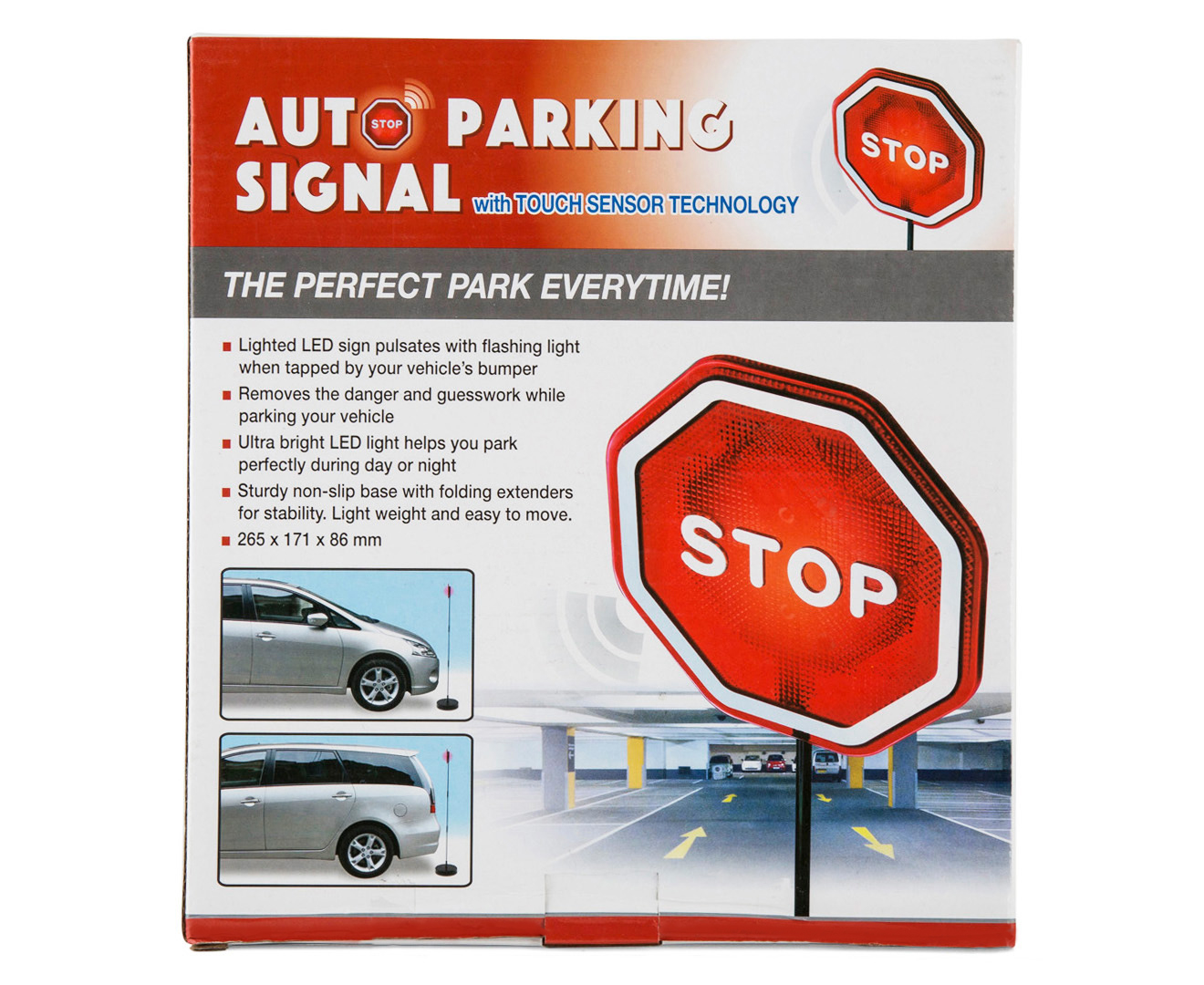 Parking Stop Sign Sensor Flashing Garage LED Auto Signal Car Park Safety New
