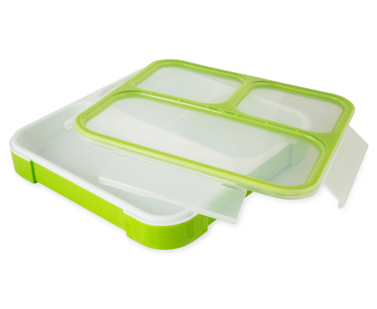 Slim-line Lunch Box - Green 