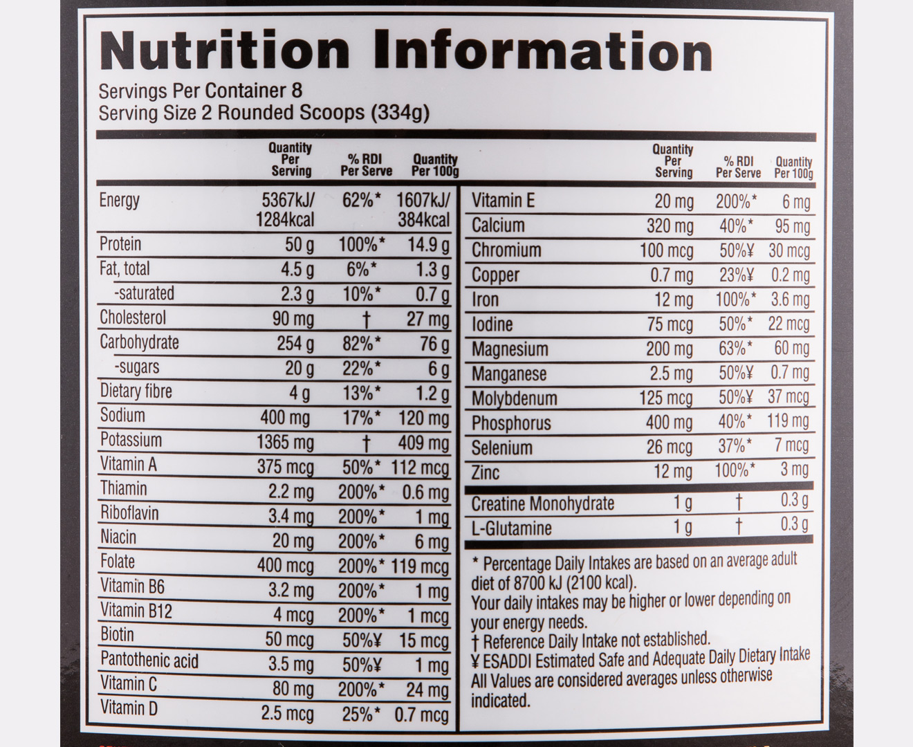 Optimum Nutrition Serious Mass Protein Powder Chocolate 2 ...