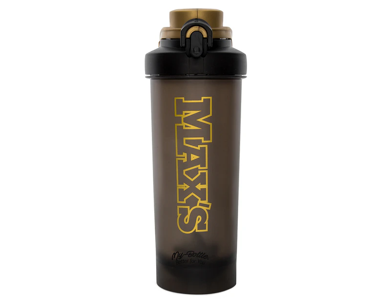 Max's 700mL Shaker Cup - Black/Gold