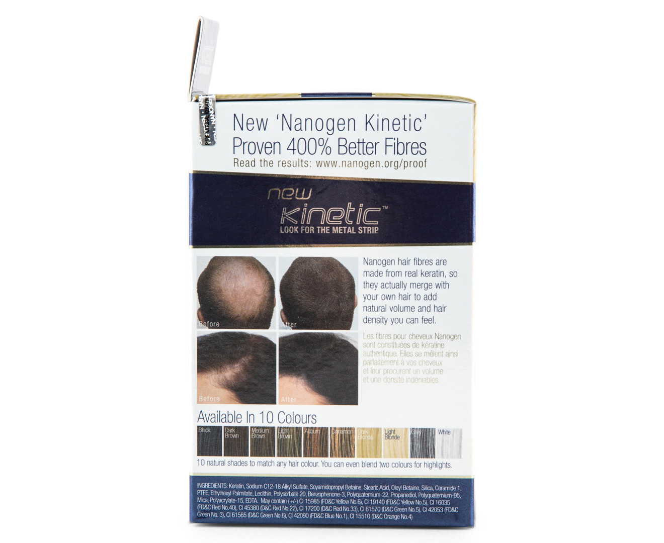 Nanogen Thickening Hair Fibres Light Brown 15g .au Nanogen Thickening Hair Fibres Light Brown 15g .au