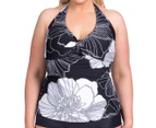 Sea Star Women's Tankini Swim Top - Floral Print