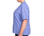 Stylecorp Women's Plus Size Short Sleeve Shirt - Chambray