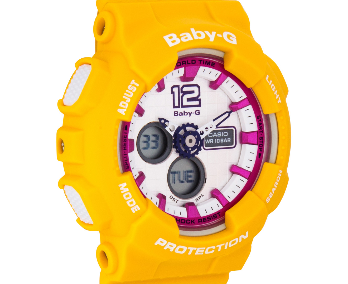 CASIO Women's Baby-G Duo 45mm Watch - Yellow | Great daily deals at