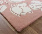 Asiatic 230x160cm Devoré Hand Tufted Wool Rug - Pink