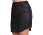 17 Sundays Bright Side Quilted Women's Skirt - Black