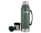 STANLEY Combo Pack Vacuum Flask and Cooler - Hammertone Green/Green