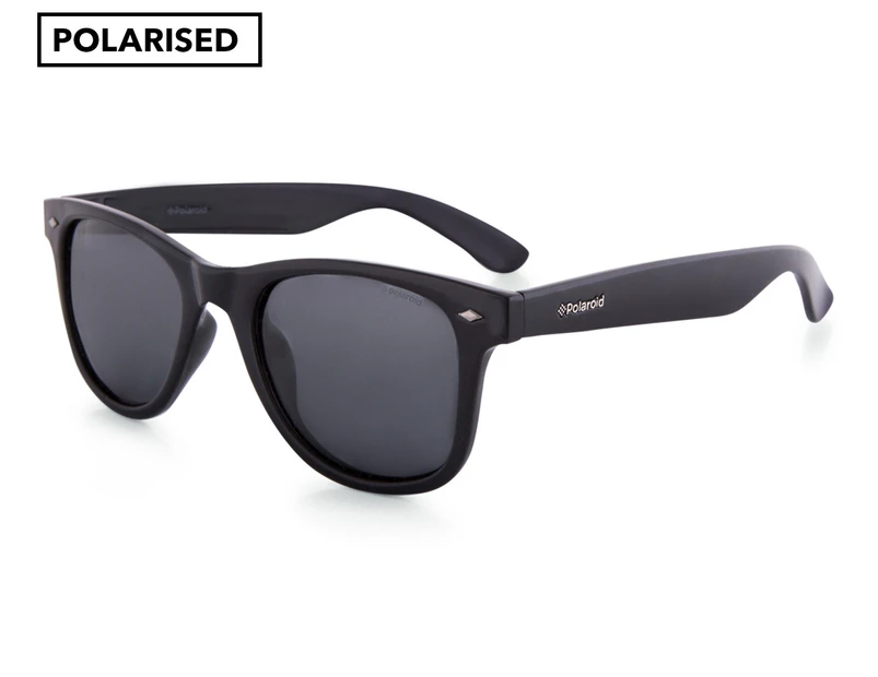 Polaroid Wayfarer Style Polarised Sunglasses - Black/Grey