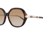 Roberto Cavalli Women's Oversized Sunglasses - Brown Havana