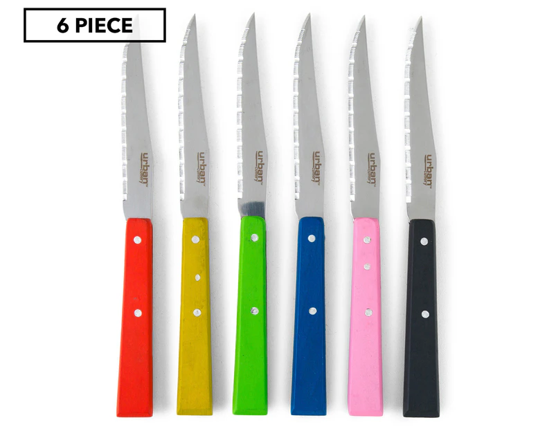 Urban Cutlery Mälaren 6-Piece Steak Knife Set - Multi