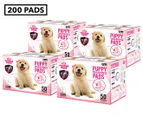 4 x Puppy Pet Dog Toilet Training Pads 50-Pack - Pink