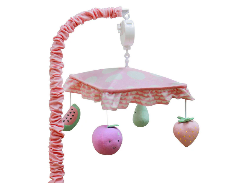 Little Cloud Berry Sweet Musical Mobile - Pink/Multi