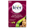 Veet 2-Step Facial Hair Remover Kit