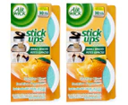 2 x Air Wick Air Freshener Stick Ups Sparkling Citrus 2pk