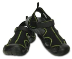 Crocs Kids' Swiftwater Sandal - Black/Charcoal