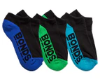 Bonds Kids' Cushioned Sole Low Cut Socks 3-Pack - Multi