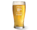 6 x Personalised Standard Beer Glass 285mL