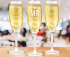 6 x Personalised Champagne Glass 170mL