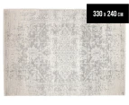 Tapestry Contemporary Easy Care Cairo 330x240cm Rug - Bone White/Silver