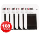 6 x Scunci Roller Pins 18pk - Black