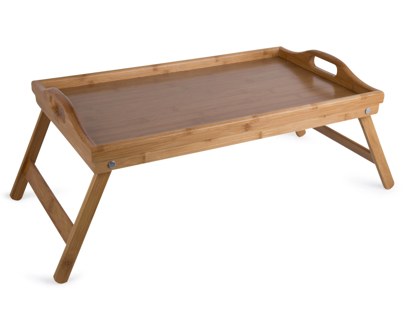 Bamboo Folding Food/Breakfast/Dinner Bed Tray Lap Desk Serving/TV Table