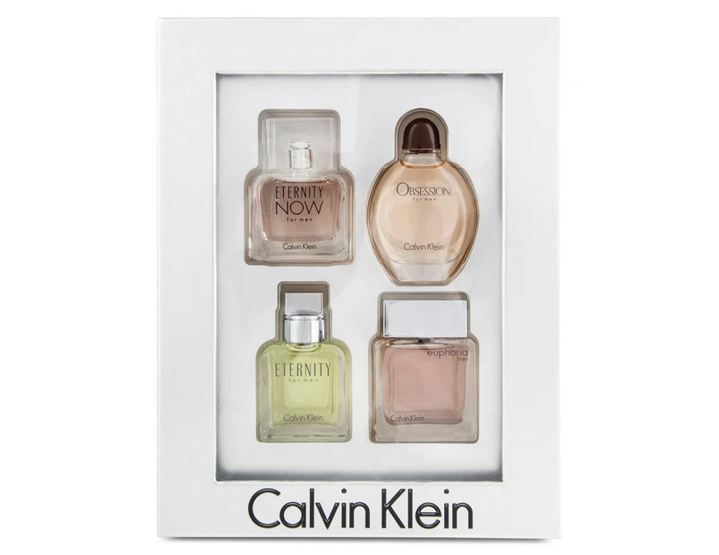 Calvin Klein Men's 15mL 4-Piece EDT Gift Pack 