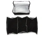 Collapsible Trunk Organiser w/ Cooler Bag - Black/Grey