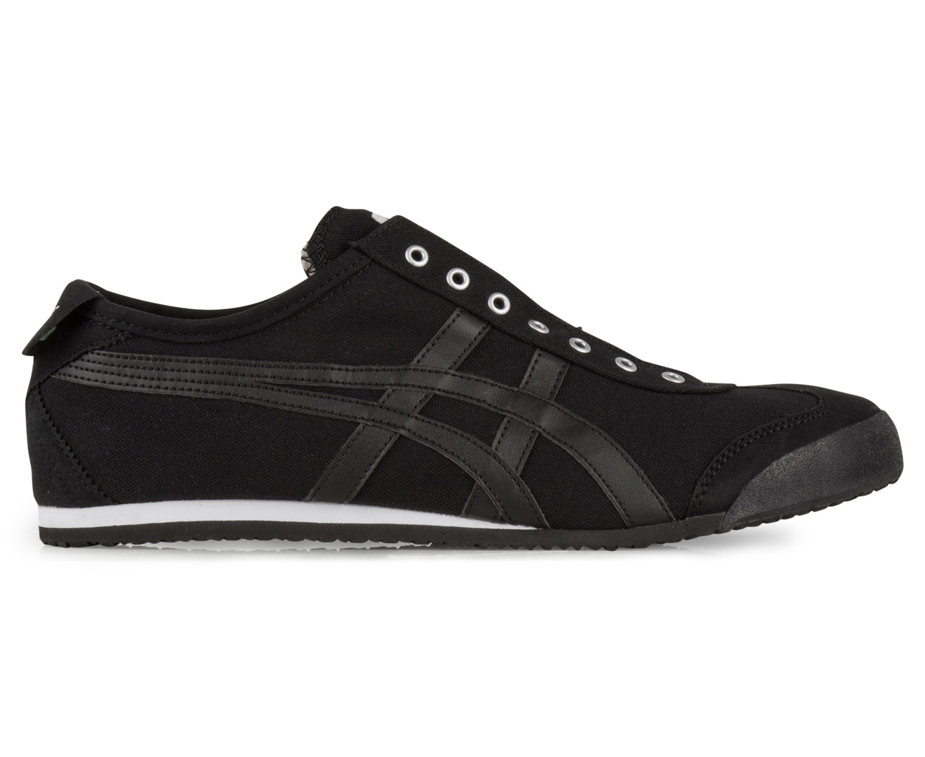 Onitsuka Tiger Men's Mexico 66 Slip-On Shoe - Black | GroceryRun.com.au