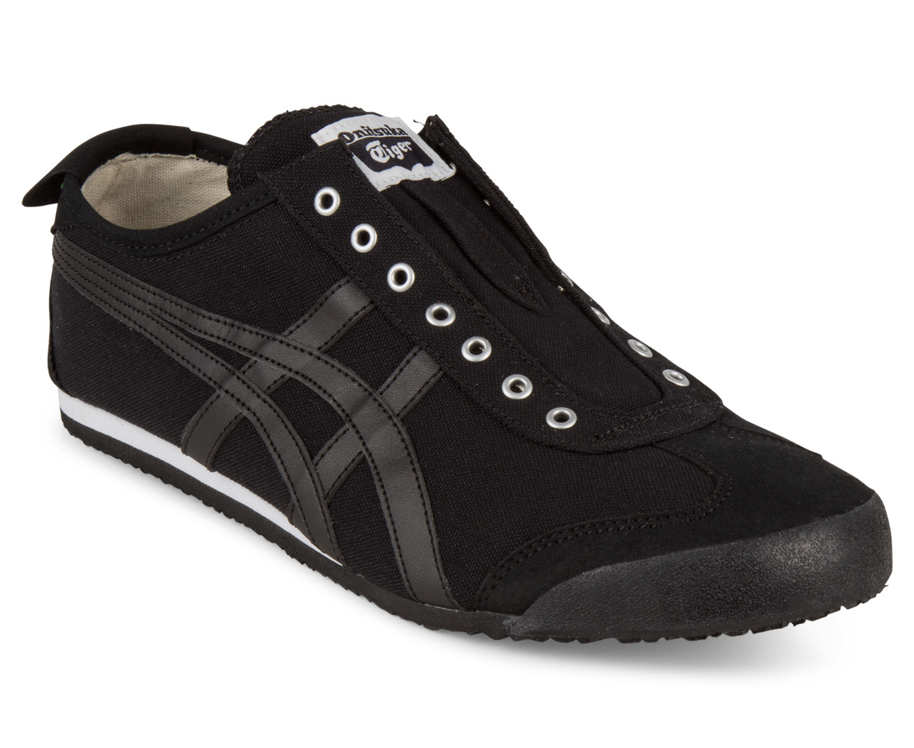 Onitsuka Tiger Men's Mexico 66 Slip-On Shoe - Black | GroceryRun.com.au