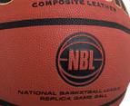 Wilson NBL Replica Game Ball #7 Official Size Basketball - Orange