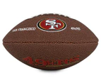 Wilson NFL Team Logo Mini Size Football - San Francisco 49ers 