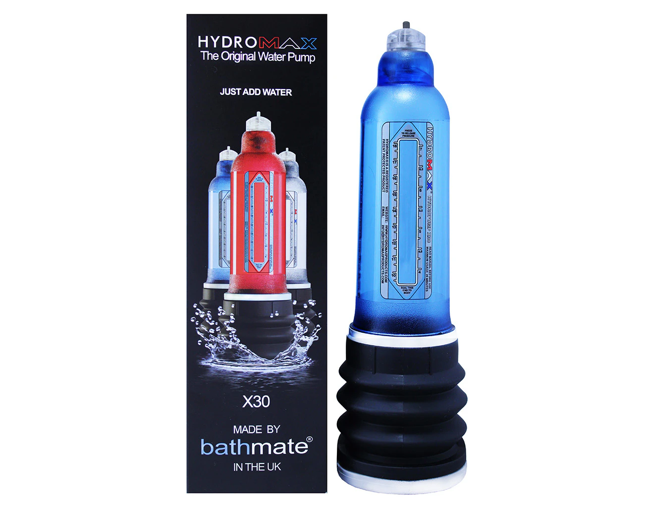 Bathmate Men's Hydromax X30 Penis Pump - Blue