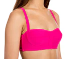 All About Ever Women's Bustier Soft Cup - Magenta