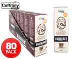 8 x Grinders Master Roasters Double Espresso Caffitaly Coffee Capsules 10pk