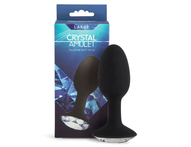 Crystal Amulet Silicone Butt Plug - Large