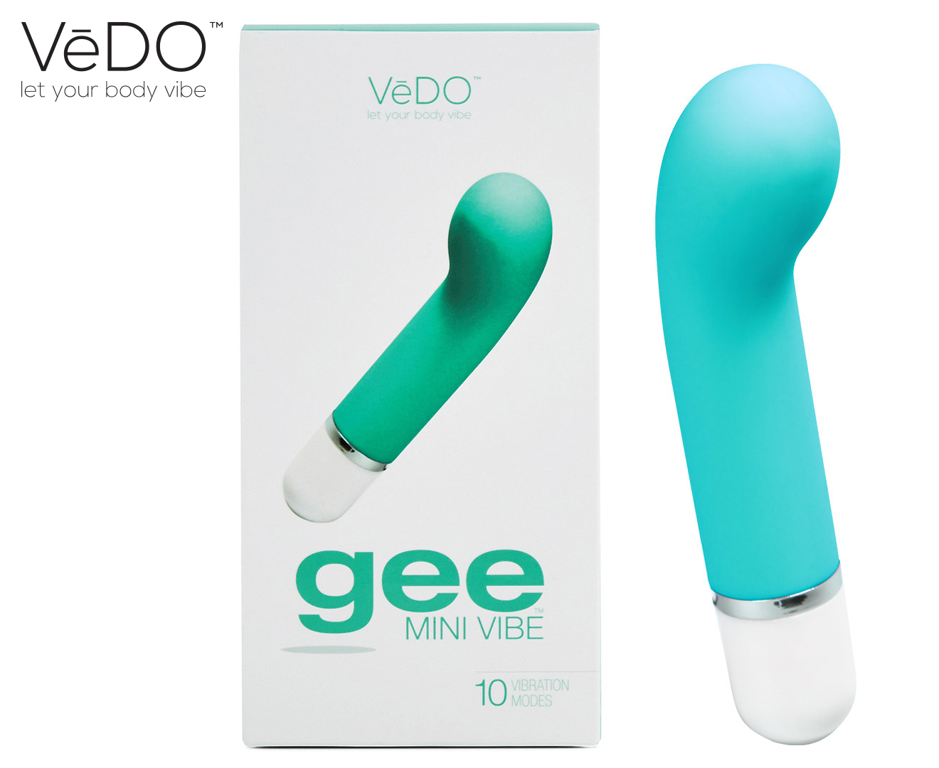 VeDO Gee Mini Vibe - Tease Me Turquoise | Www.catch.com.au