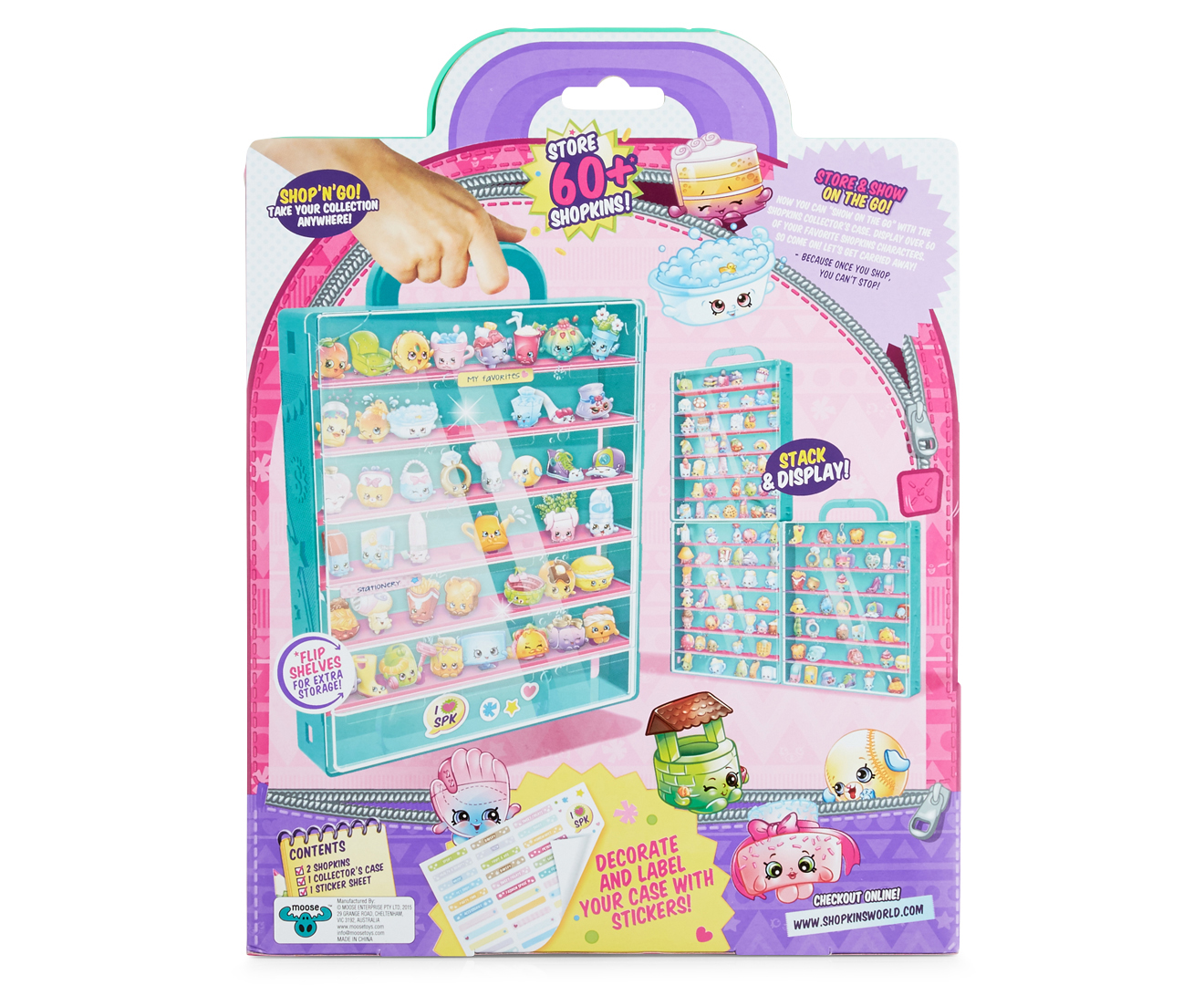 Moose Toys Shopkins Collectors Case